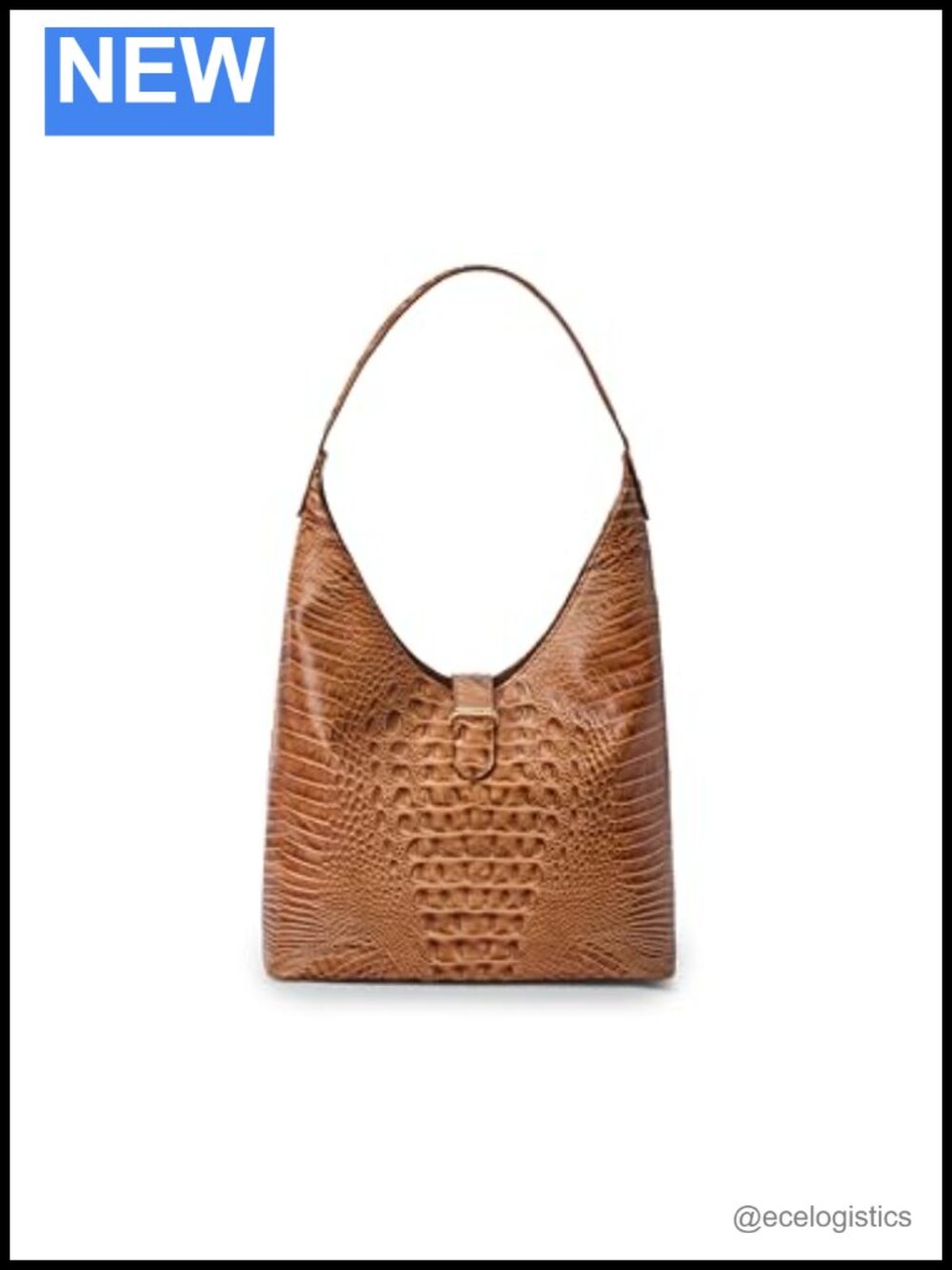 BRAHMIN Gwynne Leather Satchel Shoulder Bag with Pockets